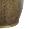 BRASS LOOK HAMMERED SIDE TABLE Philbee Interiors 