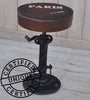 INDUSTRIAL PARIS WIND UP CAST IRON BAR STOOL Philbee Interiors 