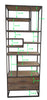 SLIM INDUSTRIAL IRON BOOKCASE Philbee Interiors 