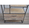 SLIM INDUSTRIAL IRON BOOKCASE Philbee Interiors 