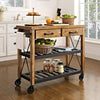 HARDWOOD BUTLERS TROLLEY ON WHEELS Philbee Interiors 