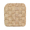 SQUARE SEA GRASS OTTOMAN Ottomans Philbee Interiors 