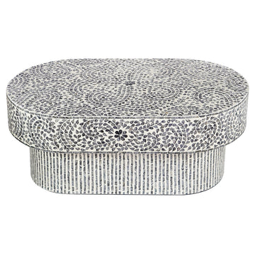 FLORAL MOTHER OF PEARL COFFEE TABLE Furniture Philbee Interiors 