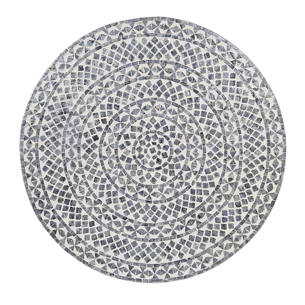DIAMOND MOTHER OF PEARL COFFEE TABLE BLACK Furniture Philbee Interiors 