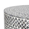 DIAMOND MOTHER OF PEARL COFFEE TABLE BLACK Furniture Philbee Interiors 