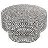 DIAMOND MOTHER OF PEARL COFFEE TABLE BLACK Furniture Philbee Interiors 