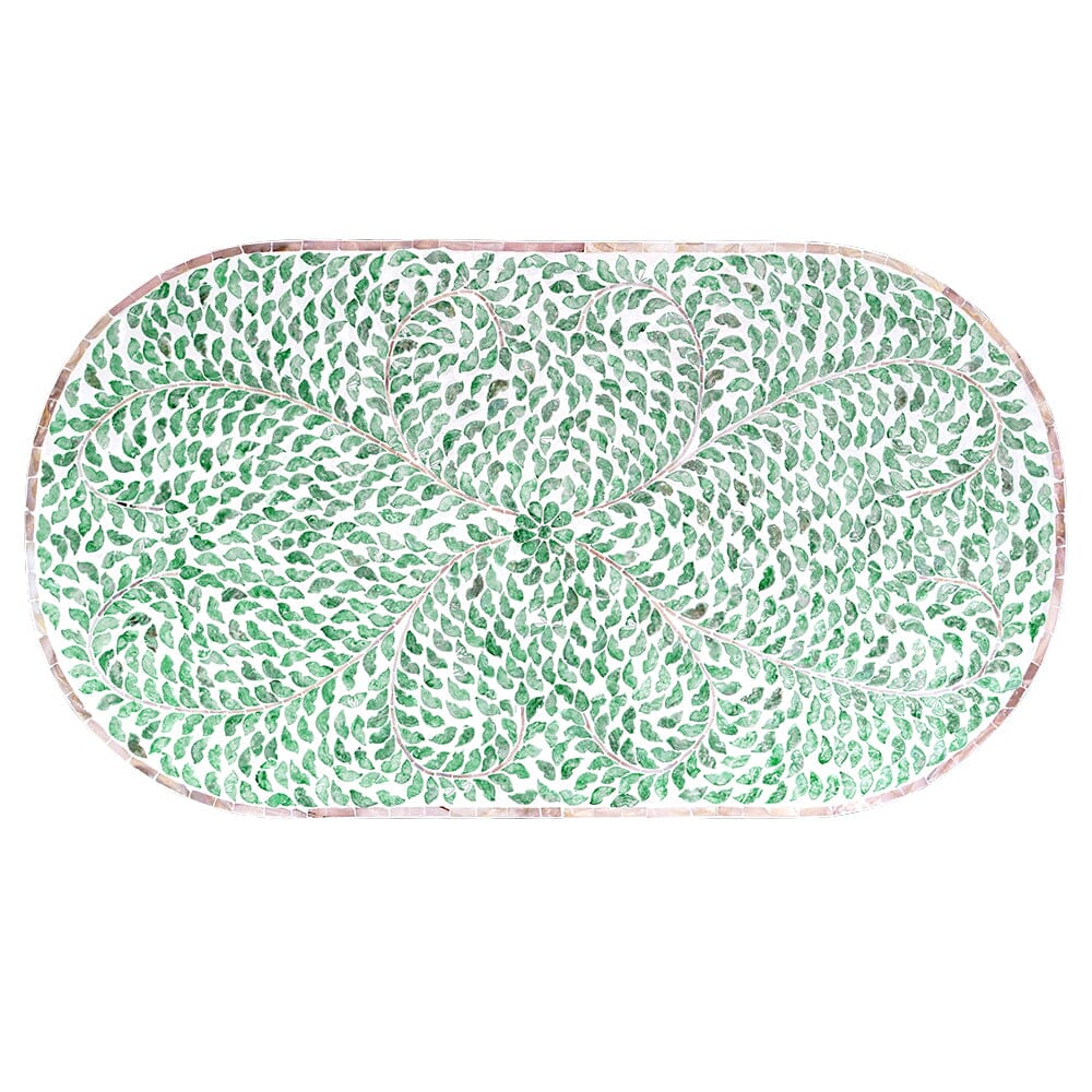 AMELIA OVAL MOTHER OF PEARL COFFEE TABLE Coffee table Philbee Interiors 