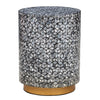 BLAKE CIRCULAR SHELL STOOL/SIDE TABLE SIDE TABLE Philbee Interiors 